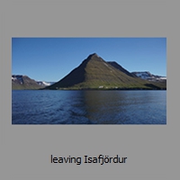 leaving Isafjördur